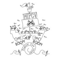 Matinee Idle Piratical Core Values 2018 - Larger - Hussy Design