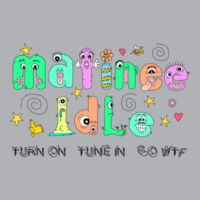 Turn On Tune In - Women's Scoop Neck Design