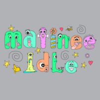 Turn On Tune In - Women's Scoop Neck (no writing) Design