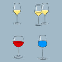 One Wine, Two Wine, Red Wine, Blue Wine Men's Design