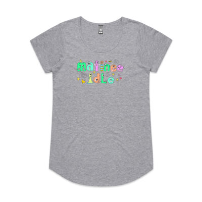 Turn On Tune In - Women's Scoop Neck (no writing) Thumbnail