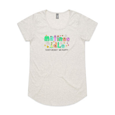 Don't Worry Be Happy - Women's Scoop Neck Thumbnail