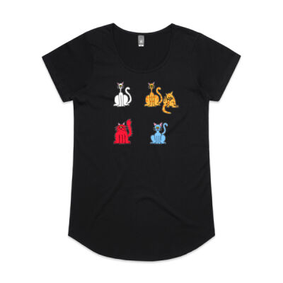 One Cat Two Cat - Women's Scoop Neck Thumbnail