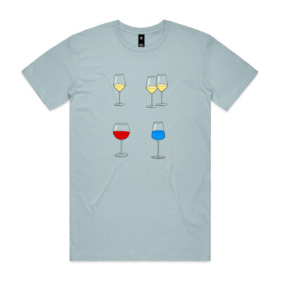 One Wine, Two Wine, Red Wine, Blue Wine Men's Thumbnail